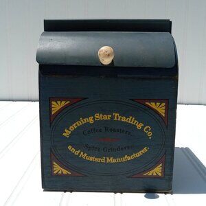 TENDER HEART TREASURES Spice Box Morning Star Trading Co Primitive Decor Coffee